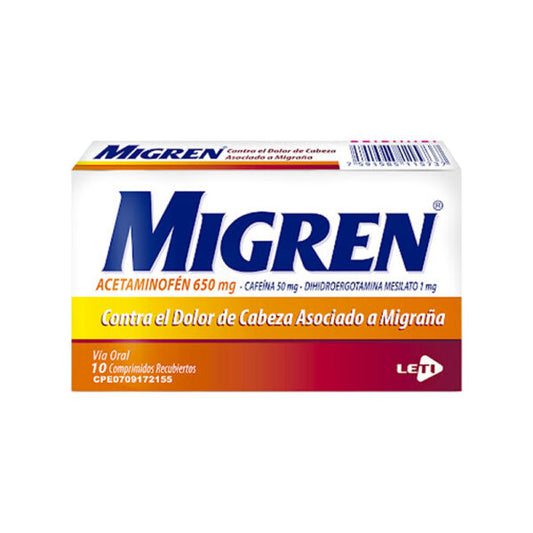 Migren Leti Blister x 10 Comprimidos