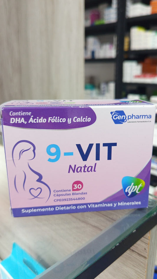9-Vit Natal caja x 30 capsulas