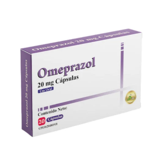 Omeprazol 20mg X 20 Tabletas