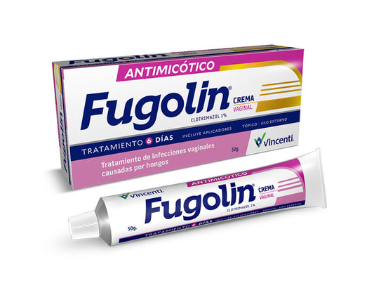 Clotrimazol 1% Fugolin Vincenti Crema Vaginal 50g