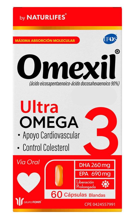 Omega 3 omexil 1200mg x 60 caps naturlifes